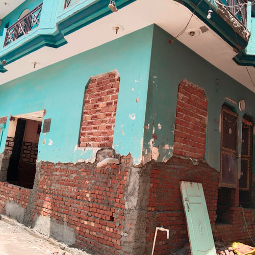 After House Lifting Elevation